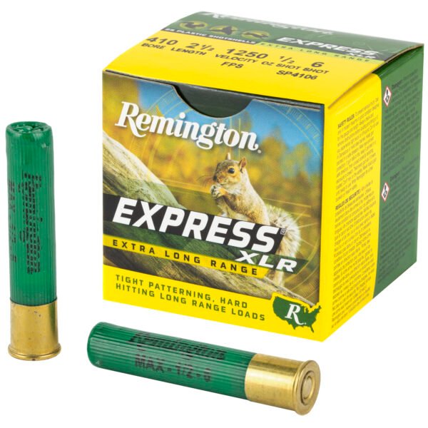 Remington, Express Long Range, 410 Bore, 2.5", Max Dram, #6 ,  0.5 oz.