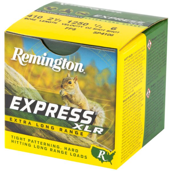 Remington, Express Long Range, 410 Bore, 2.5", Max Dram, #6 ,  0.5 oz.