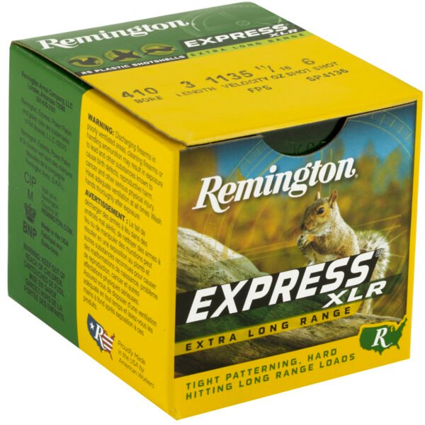 Remington, Express Long Range, 410 Bore, 3", #6, Max Dram, 0.6875 oz.