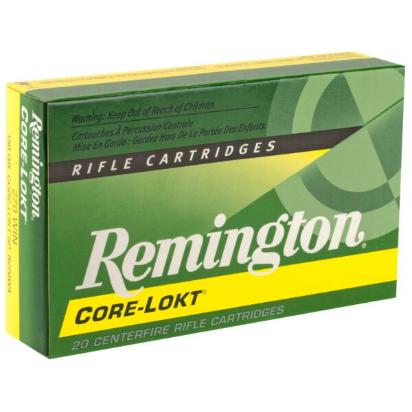 Remington, Core Lokt, 270 Winchester, 150 Grain, Soft Point