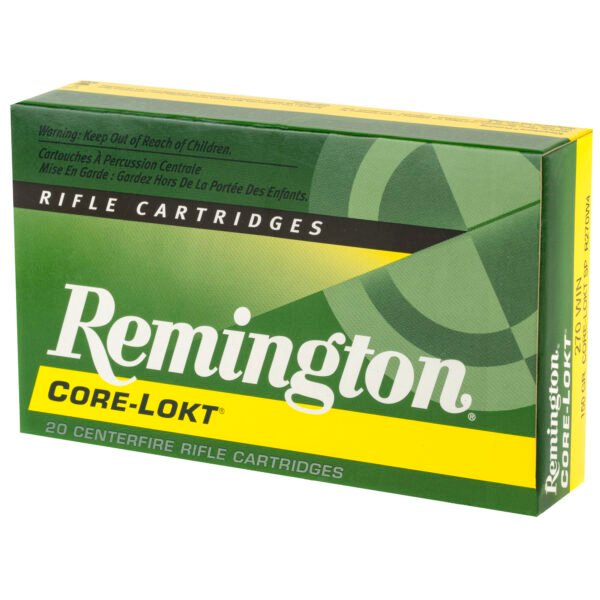 Remington, Core Lokt, 270 Winchester, 150 Grain, Soft Point