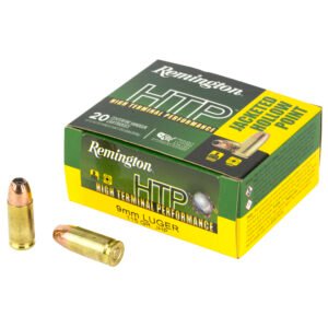 REM28288_1_HR Remington, High Terminal Performance, 9MM, 115 Grain, Jacketed Hollow Point