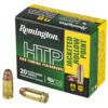 Remington, High Terminal Performance, 9MM +P, 115 Grain, Jacketed Hollow Point