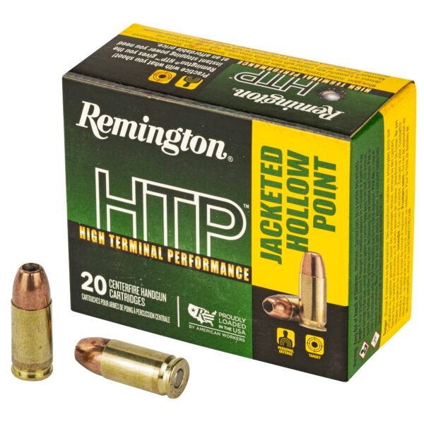 Remington, High Terminal Performance, 9MM, 147 Grain, Jacketed Hollow Point