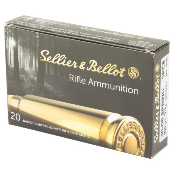 Sellier & Bellot, Rifle, 30-06, 150 Grain, SPCE
