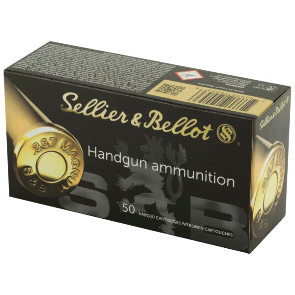 Sellier & Bellot, Pistol, 357MAG, 158 Grain, Full Metal Jacket