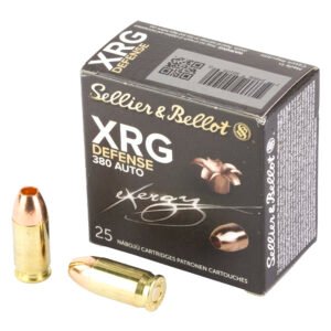 Sellier & Bellot, XRG, 380 ACP/9mm Browning Court, 77 Grain, Jacketed Hollow Point