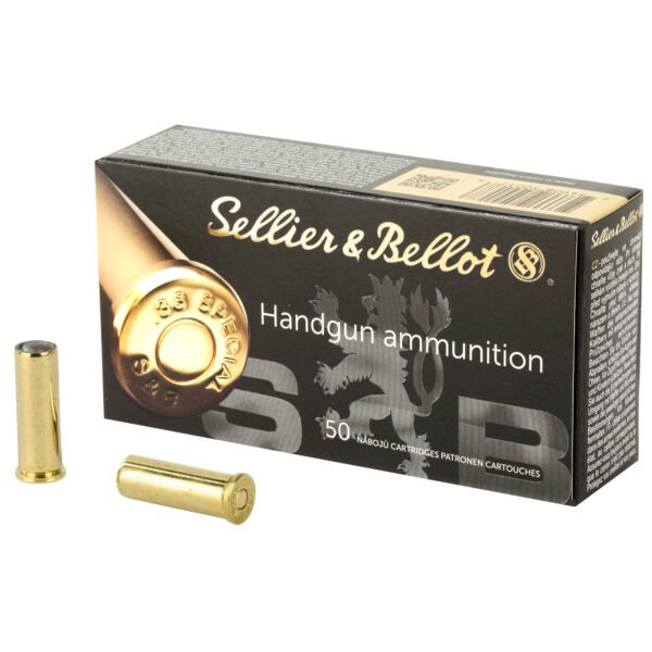 Sellier & Bellot, Pistol, 38 Special, 148 Grain, Lead Wadcutter