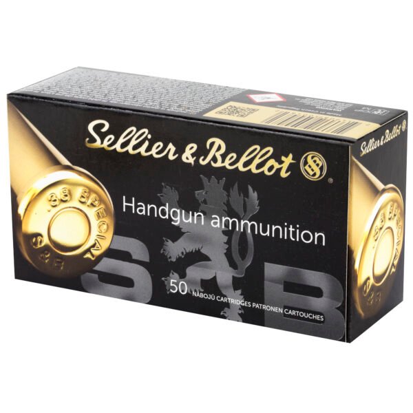 Sellier & Bellot, Pistol, 38 Special, 158 Grain, Full Metal Jacket