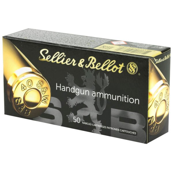 SB40C_3_HR Sellier & Bellot, Pistol, 40 S&W, 180 Grain, Jacketed Hollow Point