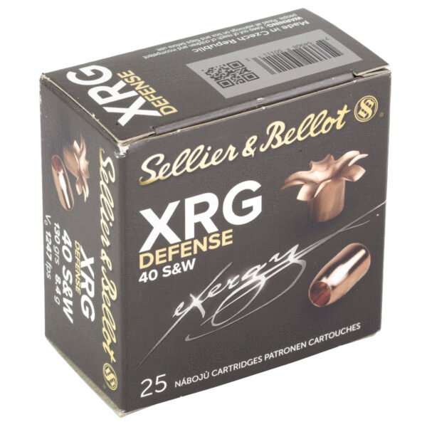 SB40XA_2_HR Sellier & Bellot, XRG, 40 S&W, 130 Grain, Jacketed Hollow Point