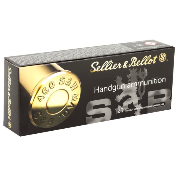 SB460B_2_HR Sellier & Bellot, Pistol, 460 S&W, 255 Grain, Jacketed Hollow Point
