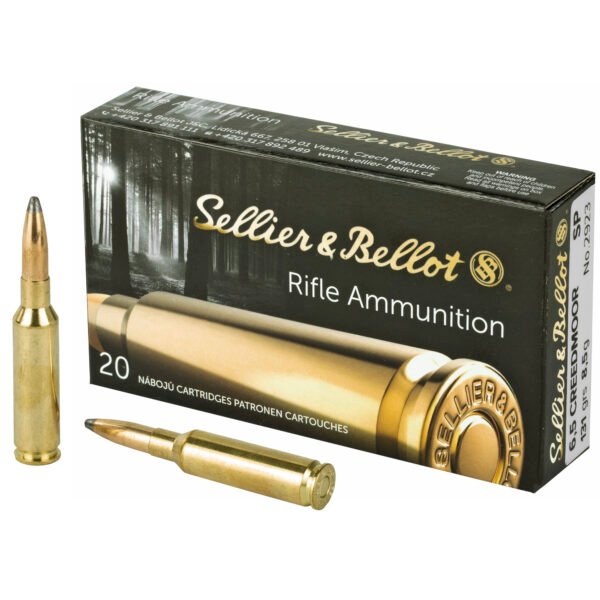 Sellier & Bellot, Rifle, 6.5 Creedmoor, 131 Grain, Soft Point
