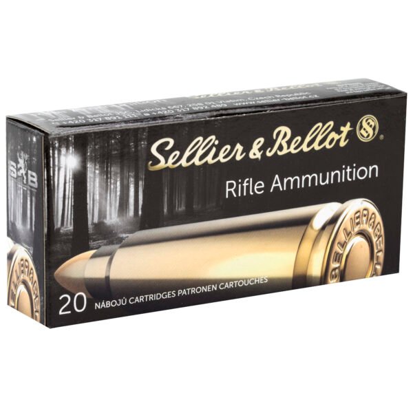 Sellier & Bellot, Rifle, 762X39, 124 Grain, Full Metal Jacket, 20 Round Box