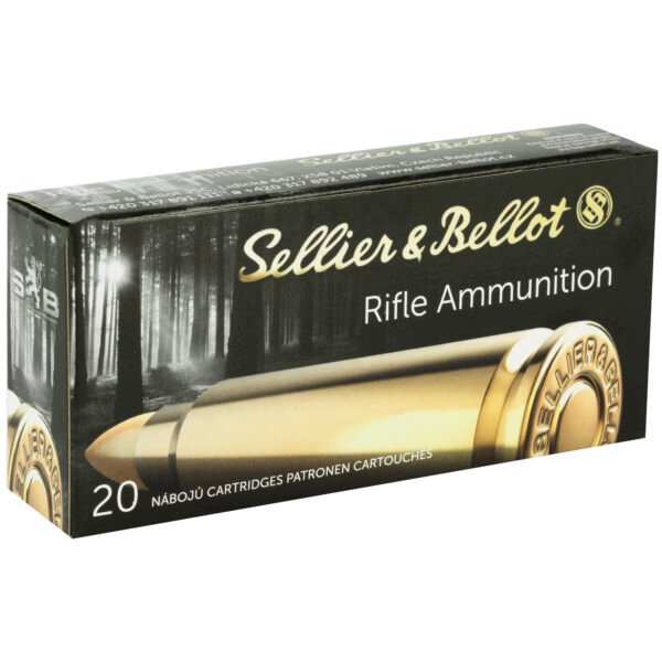 Sellier & Bellot, Rifle, 762X39, 124 Grain, Soft Point, 20 Round Box