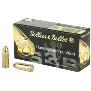SB9B_1_HR Sellier & Bellot, Pistol, 9MM, 124 Grain, Full Metal Jacket