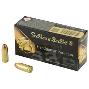 SB9C_1_HR Sellier & Bellot, Pistol, 9MM, 115 Grain, Jacketed Hollow Point