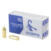 STVS9MM115F_1_HR STV Technology, Scorpio Ammo, 9MM, 115 Grain, Full Metal Jacket