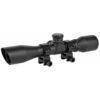 TRUGLO, Tactical Xtreme Rifle Scope, 4X32, 1", Mil-Dot Reticle, Includes Rings, Matte Finish