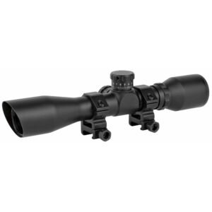TRUGLO, Tactical Xtreme Rifle Scope, 4X32, 1", Mil-Dot Reticle, Includes Rings, Matte Finish