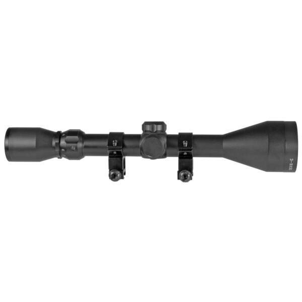 TRUGLO, BUCKLINE, Rifle Scope, 3-9X50mm, 1" Maintube, Duplex BDC Dot Reticle, Black, Includes Weaver Rings