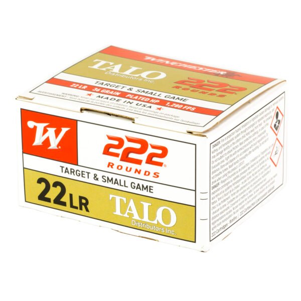 Winchester Ammunition, Rimfire, 22 LR, 36 Grain, Plated Hollow Point