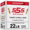 Winchester Ammunition, Rimfire, 22LR, 36 Grain, Hollow Point