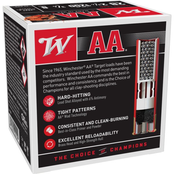 Winchester Ammunition, AA Target Load, 20 Gauge, 2.75", #8, .875oz