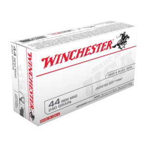 Winchester Ammunition, USA, 44MAG, 240 Grain, Jacketed Soft Point