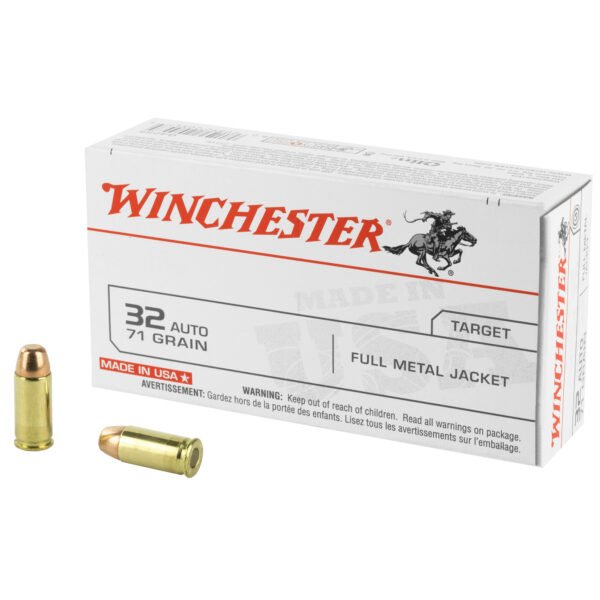 Winchester Ammunition, USA, 32ACP, 71 Grain, Full Metal Jacket