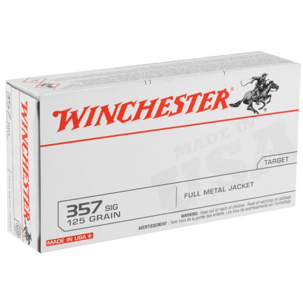 Winchester Ammunition, USA, 357SIG, 125 Grain, Full Metal Jacket