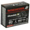 Winchester Ammunition, Double X High Velocity, Turkey, 20 Gauge, 3", #4, 1 5/16oz, 10 Round Box