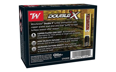 Winchester Ammunition, Double X High Velocity, Turkey, 20 Gauge, 3", #5, 1-5/16 oz., Shotshell, 10 Round Box