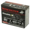 Winchester Ammunition, Double X High Velocity, Turkey, 20 Gauge, 3", #5, 1-5/16 oz., Shotshell, 10 Round Box