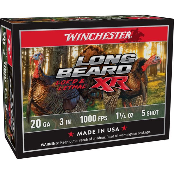 Winchester Ammunition, Long Beard XR, 20 Gauge, 3", #5, 1 1/4 oz