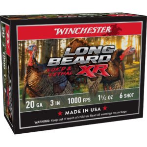 WNSTLB2036_1_HR Winchester Ammunition, Long Beard XR, 20 Gauge, 3", #6, 1 1/4 oz