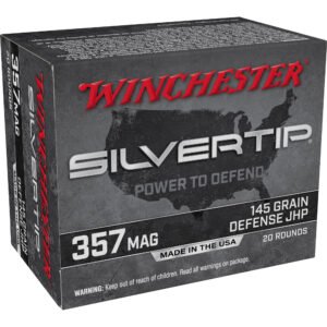 Winchester Ammunition, Silvertip, 357 Magnum, 145 Grain, Hollow Point