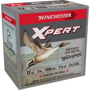 Winchester Ammunition, Super-X XPERT HV, 12 Gauge 3", #2 Shot, 1 1/8 oz, Steel Shot, 25 Round Box