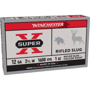 Winchester Ammunition, Super-X, 12 Gauge, 2.75", 1oz., Slug, 5 Round Box