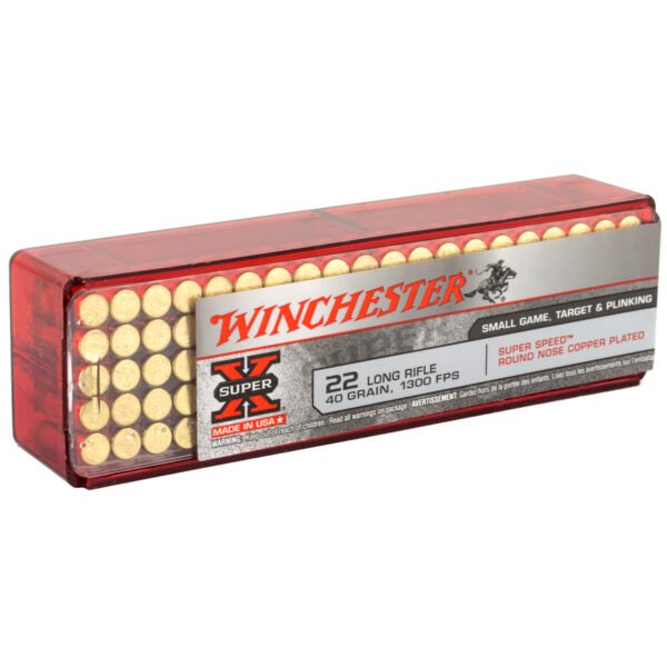 Winchester Ammunition, Super-X, 22LR, 40 Grain, Super Speed Round Nose