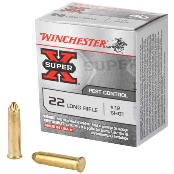 Winchester Ammunition, Super-X, 22LR, #12 Shot, 50 Round Box