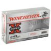 Winchester Ammunition, Super-X, 243 Winchester, 80 Grain, Jacketed Soft Point