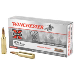 Winchester Ammunition, Super-X, 270 WSM, 150 Grain, Power Point, 20 Round Box