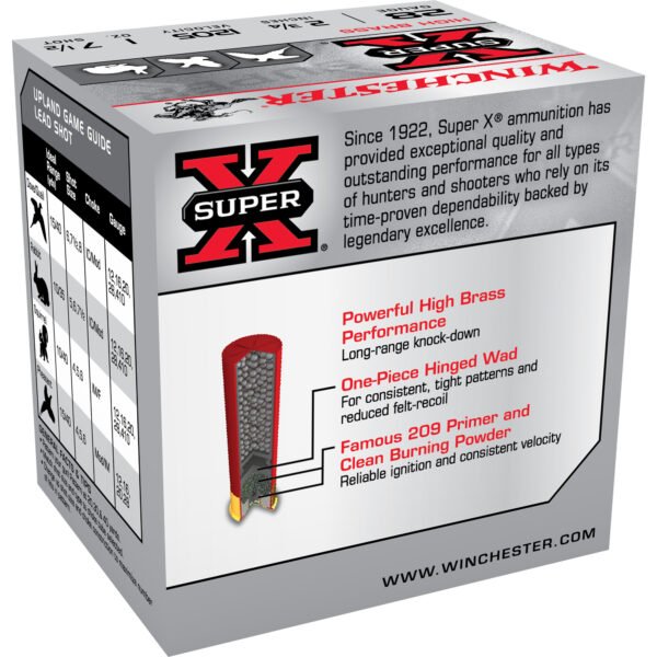 Winchester Ammunition, SUPER-X Upland, Highbrass, 28 Gauge 2.75", #7.5, 1 oz, Shotshell, 25 Round Box