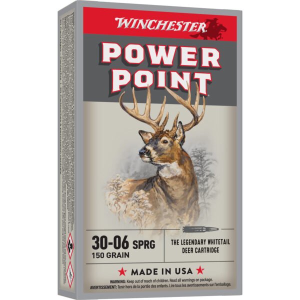 WNX30061_1_HR Winchester Ammunition, Super-X, 30-06, 150 Grain, Power Point