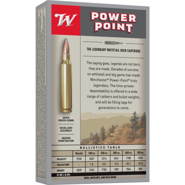 WNX30061_2_HR Winchester Ammunition, Super-X, 30-06, 150 Grain, Power Point