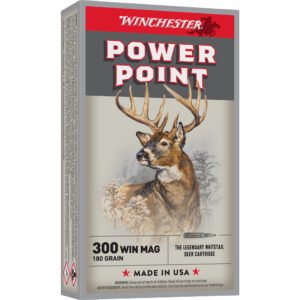 Winchester Ammunition, Super-X, 300 WIN MAG, 180 Grain, Power Point