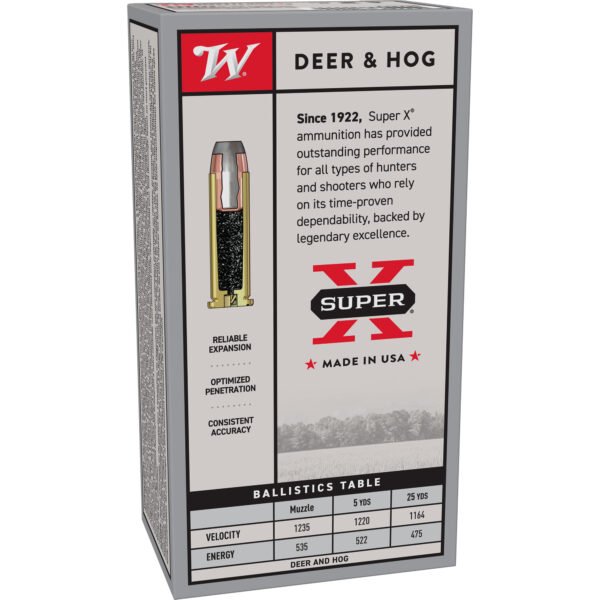 Winchester Ammunition, Super-X, 357 Magnum, 158 Grain, Jacketed Soft Point