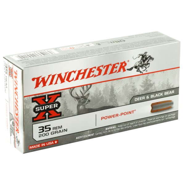 Winchester Ammunition, Super-X, 35REM, 200 Grain, Power Point, 20 Round Box