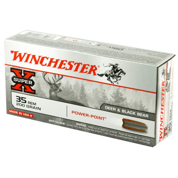Winchester Ammunition, Super-X, 35REM, 200 Grain, Power Point, 20 Round Box